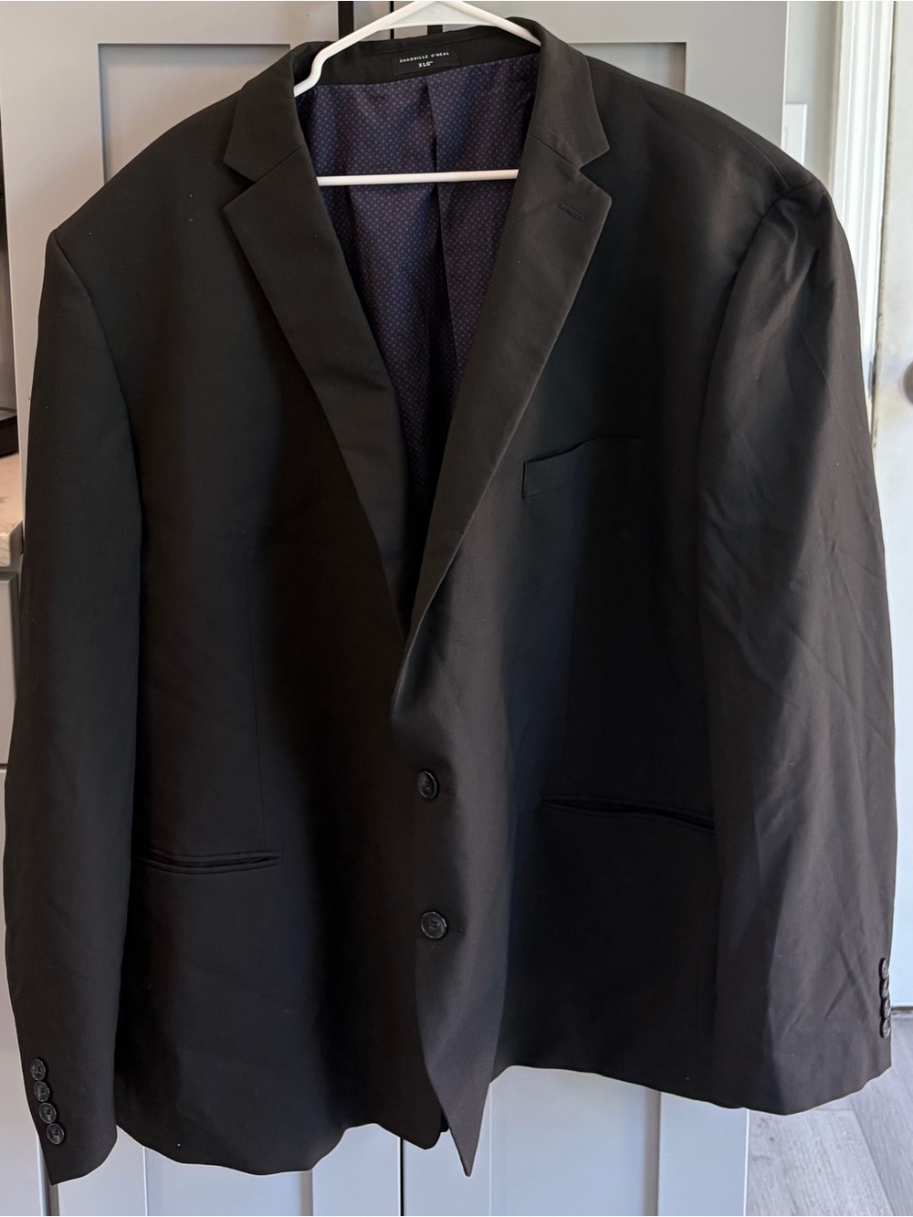 Shaquille O’neal Black Two-Button Men's Blazer XLG Extra Large